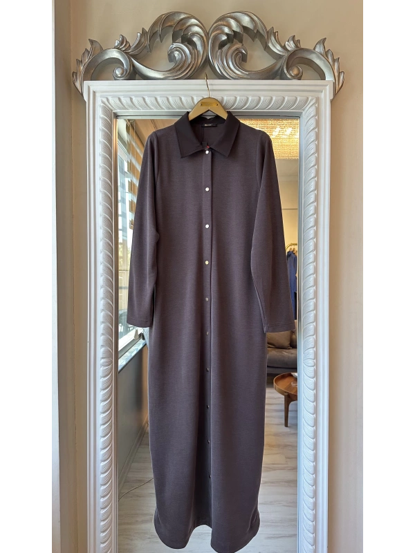 İNVEE Çıtçıt Kapamalı Kap - Kahverengi