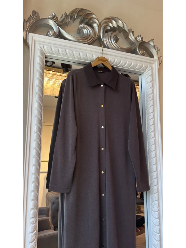 İNVEE Çıtçıt Kapamalı Kap - Kahverengi