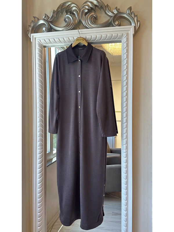 İNVEE Çıtçıt Kapamalı Kap - Kahverengi