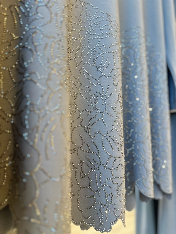 İNVEE Taş Baskılı Modal Takım - Gri