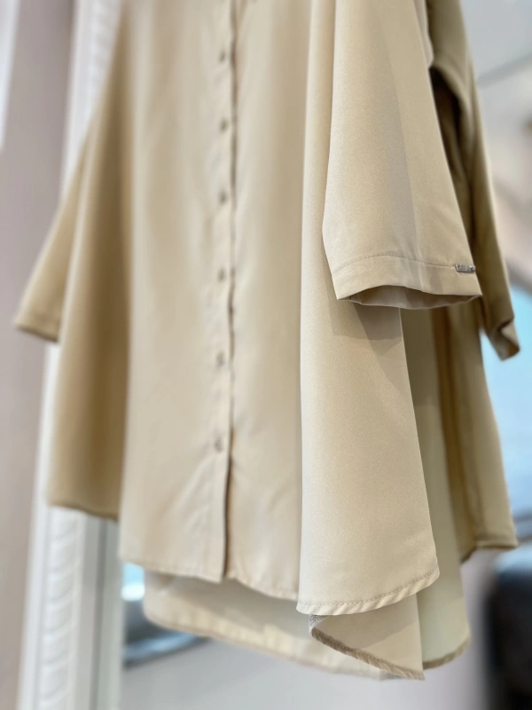 İNVEE 7155 Gömlek - Krem