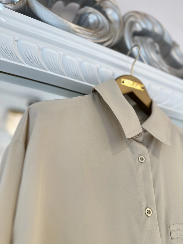 İNVEE 7155 Gömlek - Krem