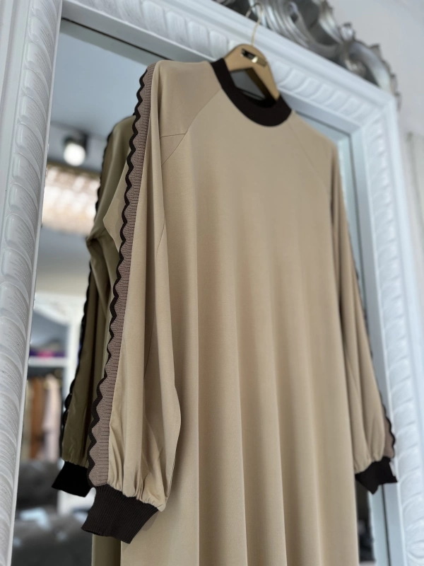 İNVEE 7901 Camel Elbise