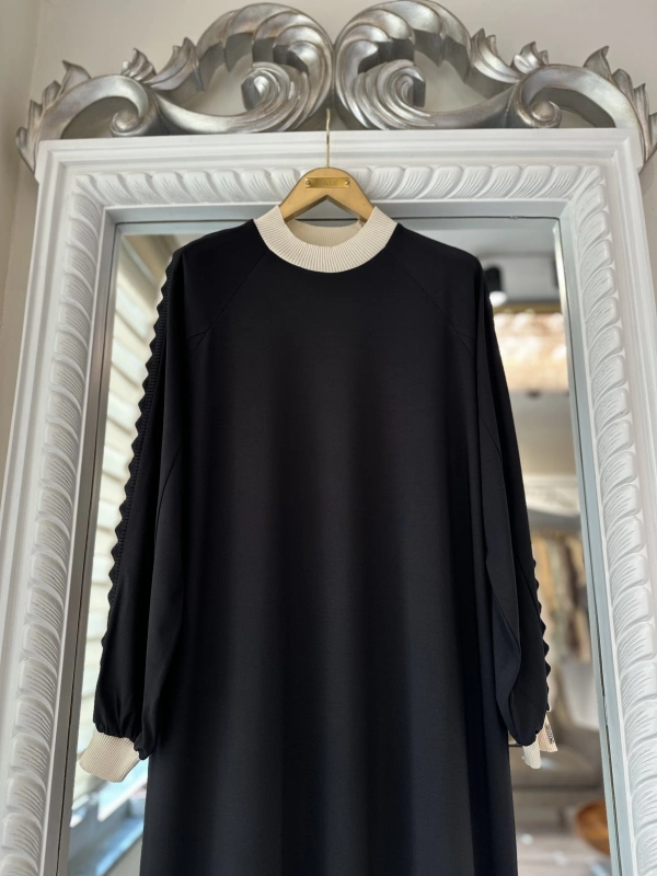 İNVEE 7901 Siyah Elbise