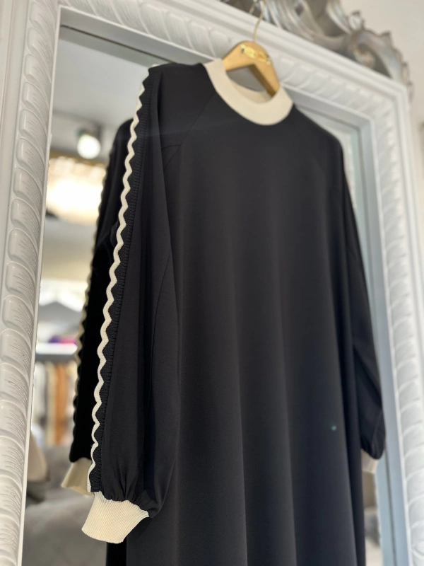 İNVEE 7901 Siyah Elbise