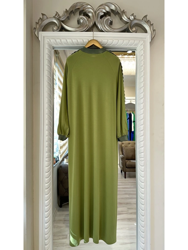 İNVEE 7901 Yeşil Elbise