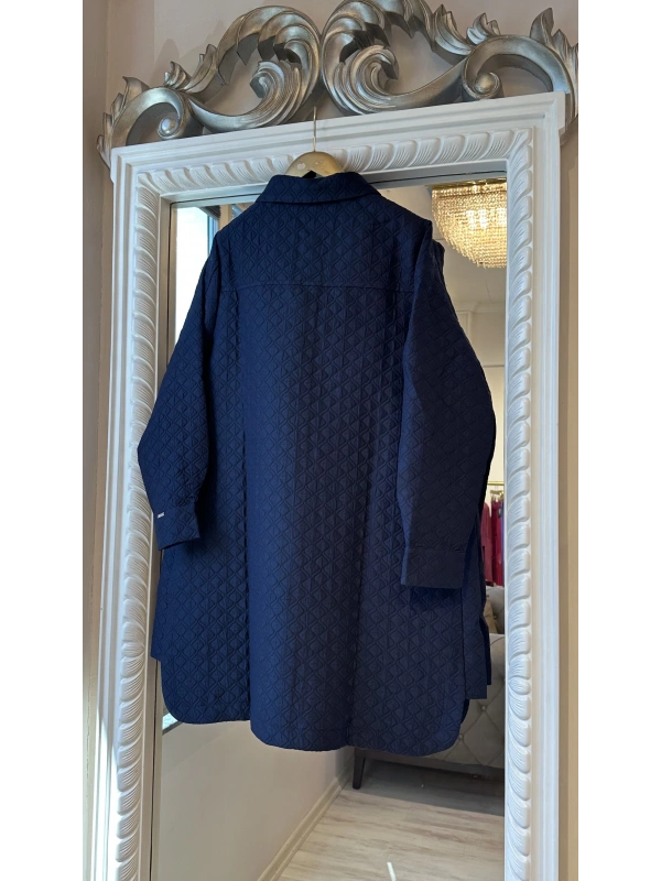 İNVEE Başak Desenli Kapitone Ceket