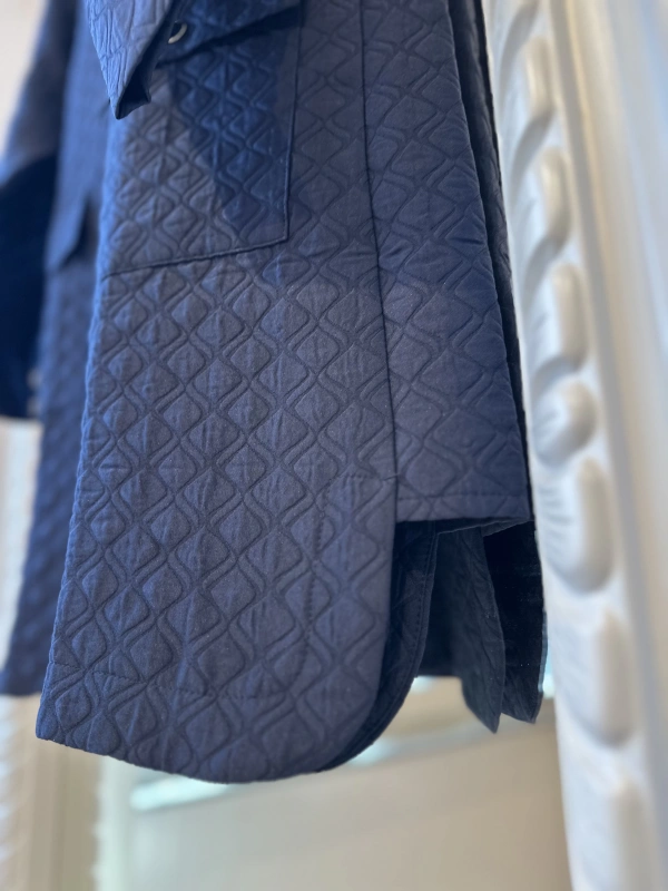 İNVEE Başak Desenli Kapitone Ceket