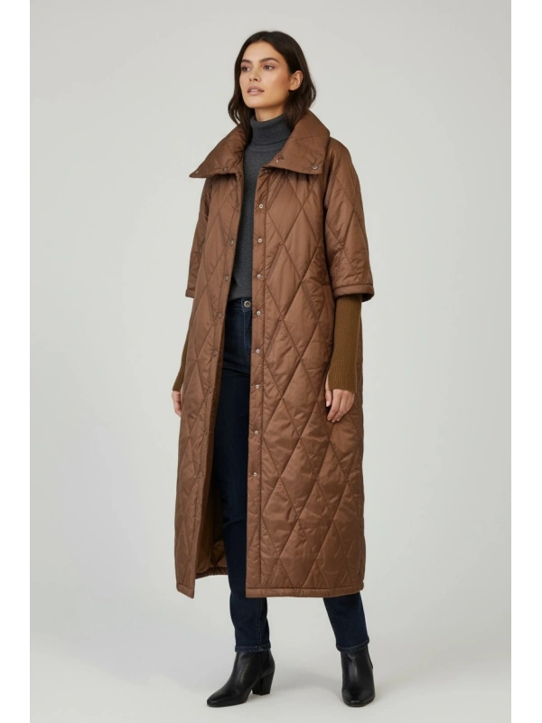 İNVEE Brownie Kapitone Mont