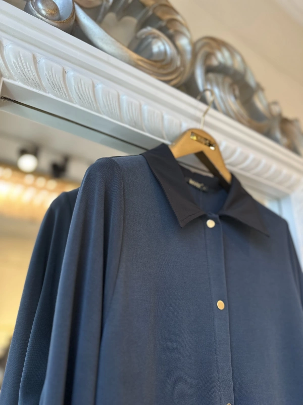 İNVEE Çıtçıt Kapamalı Kap - Lacivert