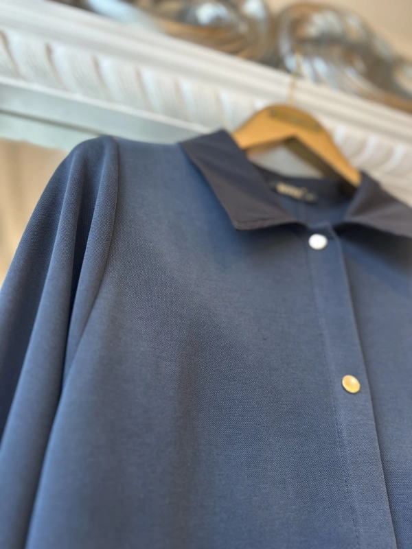 İNVEE Çıtçıt Kapamalı Kap - Lacivert