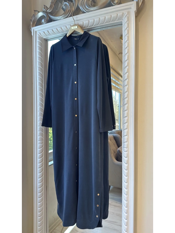 İNVEE Çıtçıt Kapamalı Kap - Lacivert