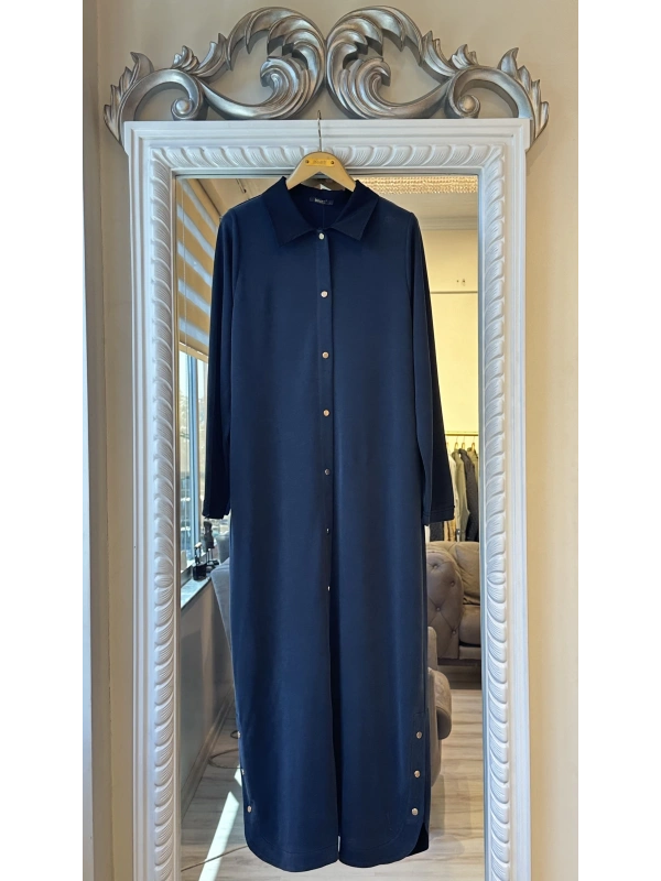 İNVEE Çıtçıt Kapamalı Kap - Lacivert