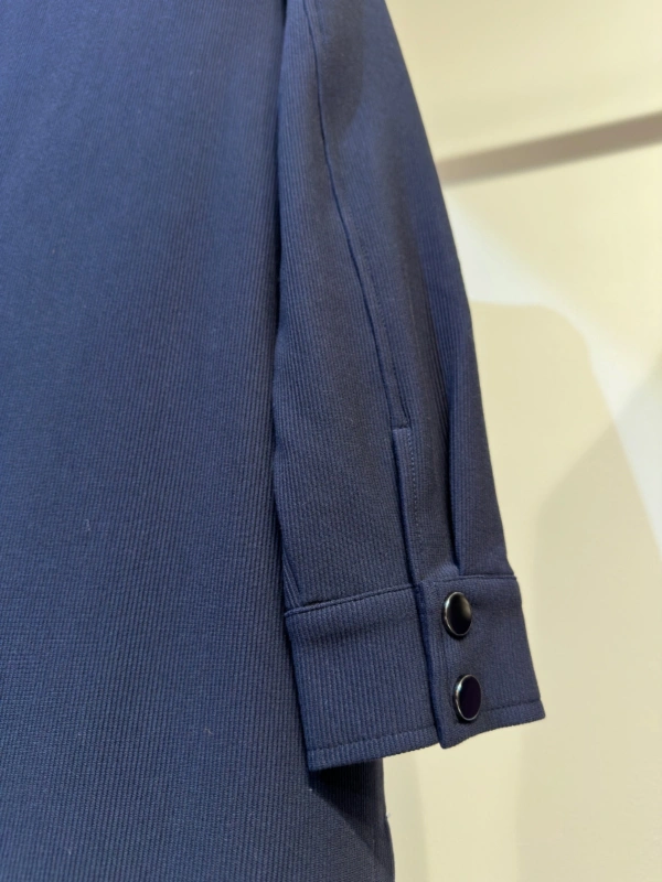 İNVEE Çıtçıt Kapamalı Mevsimilik Kısa Ceket - Lacivert