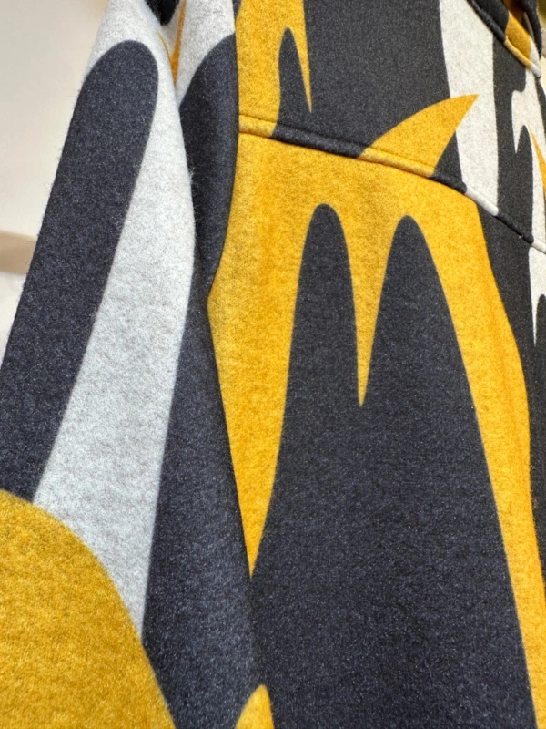 İNVEE Çıtçıt Kapamalı Mevsimilik Uzun Pardesü - Sarı