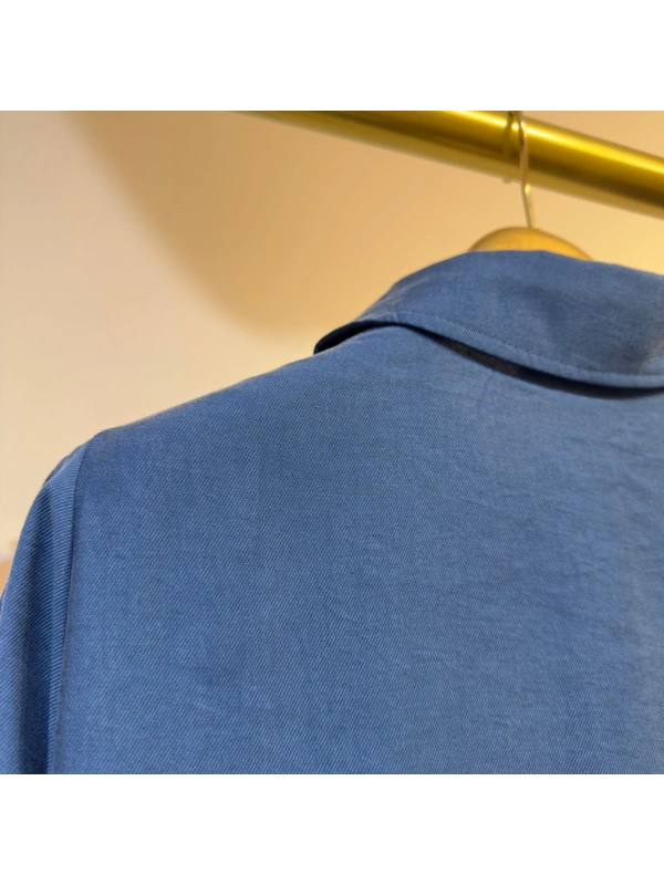 İNVEE Düğmeli Uzun Gömlek