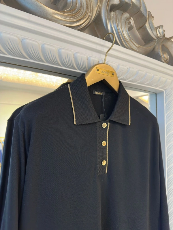 İNVEE İki İplik Tunik - Siyah