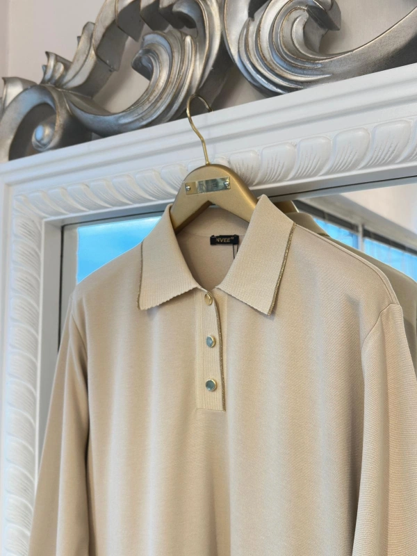 İNVEE İki İplik Tunik - Bej