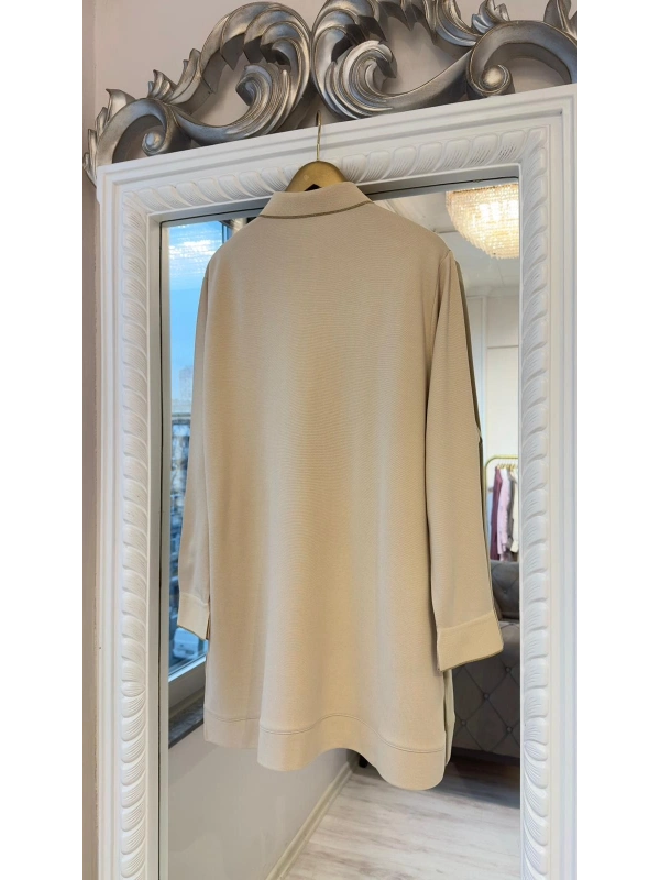 İNVEE İki İplik Tunik - Bej