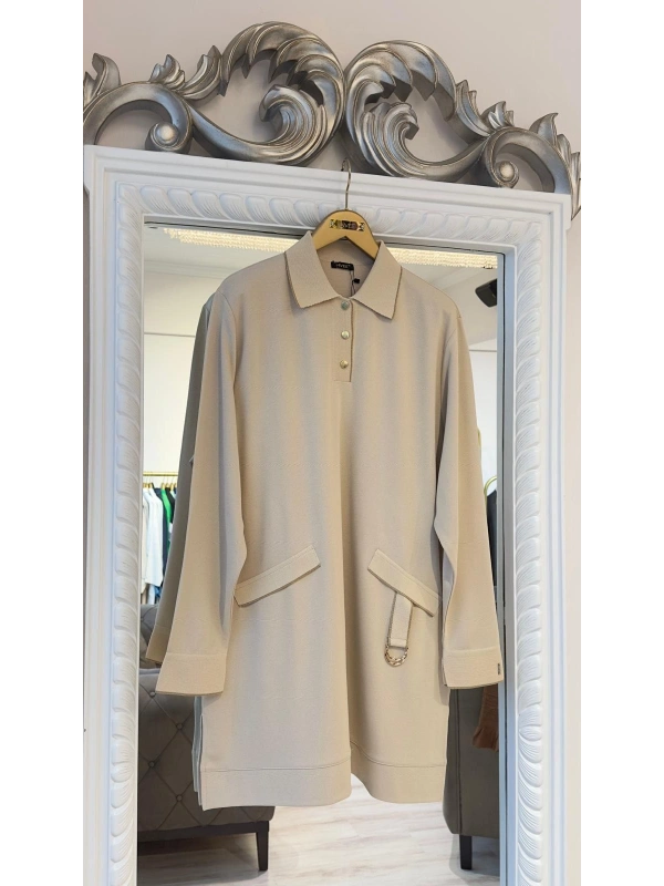 İNVEE İki İplik Tunik - Bej