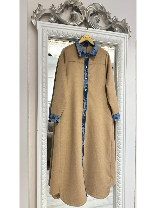 İNVEE Kaşe Pardesü - Camel