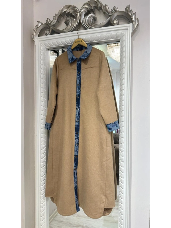 İNVEE Kaşe Pardesü - Camel