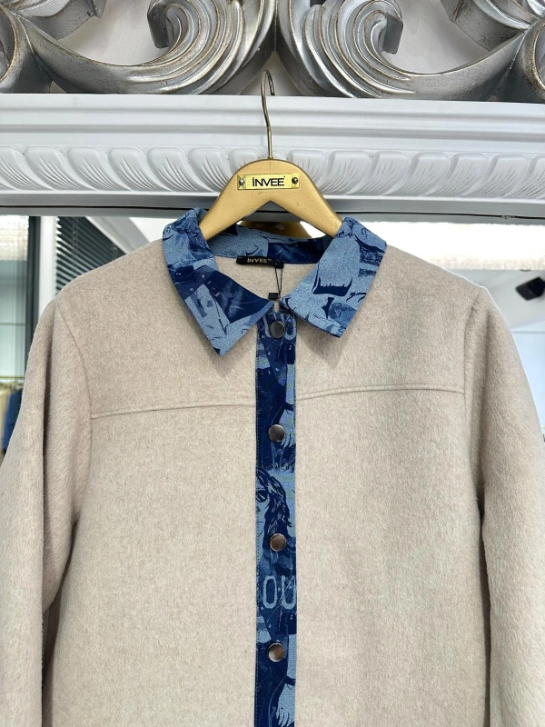 İNVEE Kaşe Pardesü - Taş