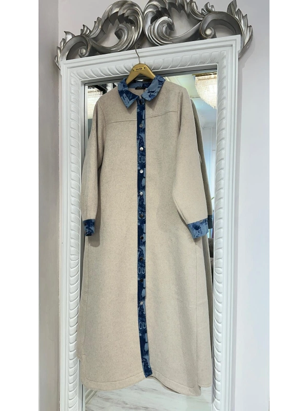 İNVEE Kaşe Pardesü - Taş