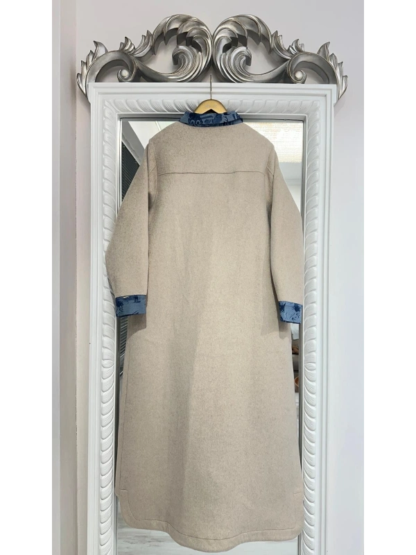 İNVEE Kaşe Pardesü - Taş