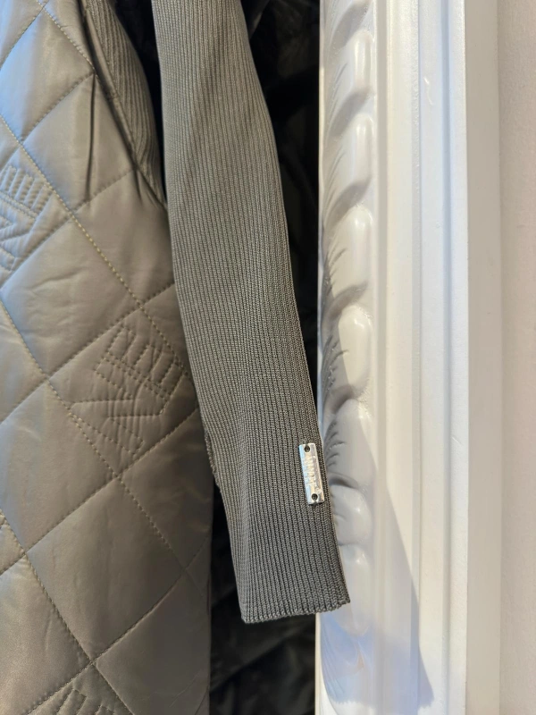 İNVEE NE Logolu Kapitone Mont - Haki