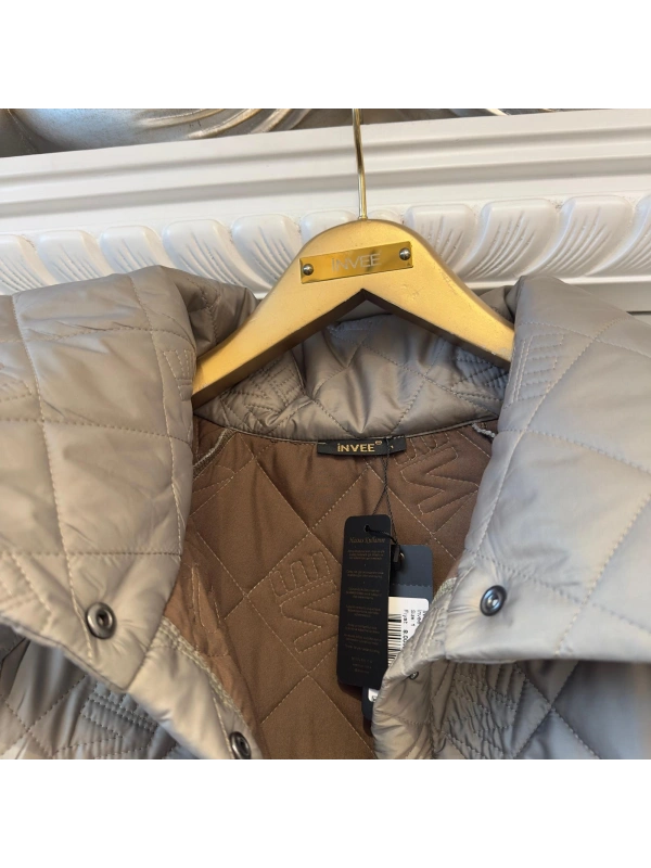 İNVEE NE Logolu Kapitone Mont - Küfrengi