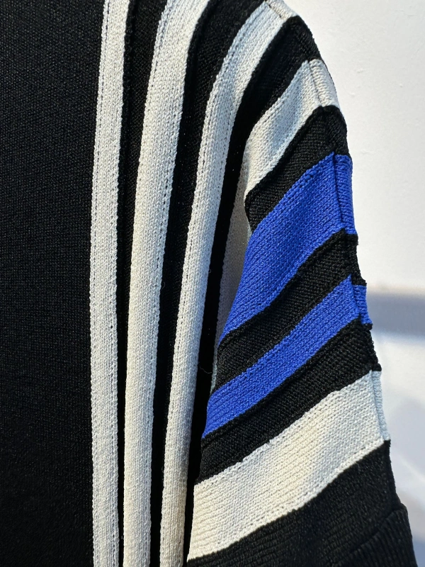 İNVEE Renk Bloklu Triko Tunik - Siyah