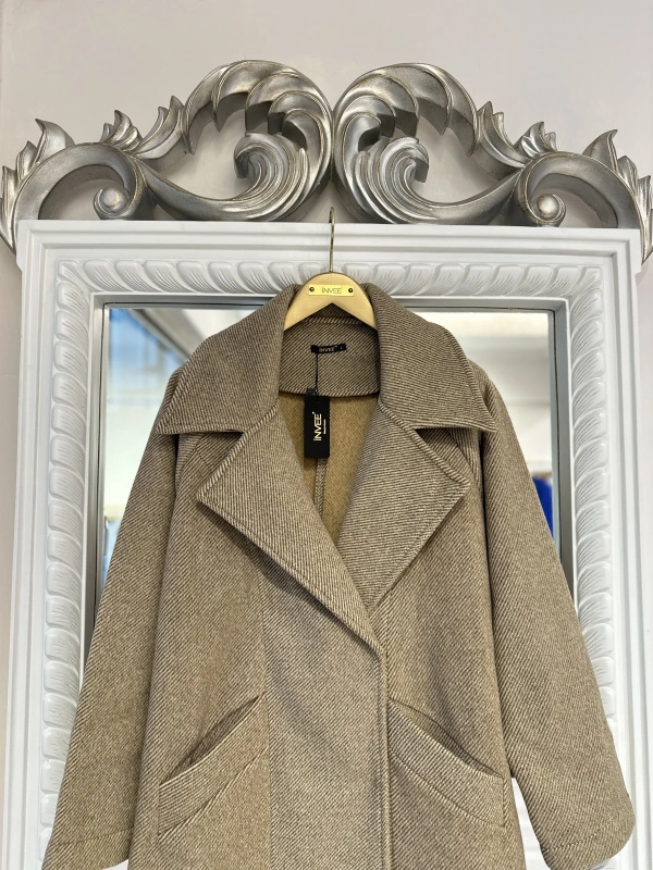 İNVEE Yün Kaban - Bej