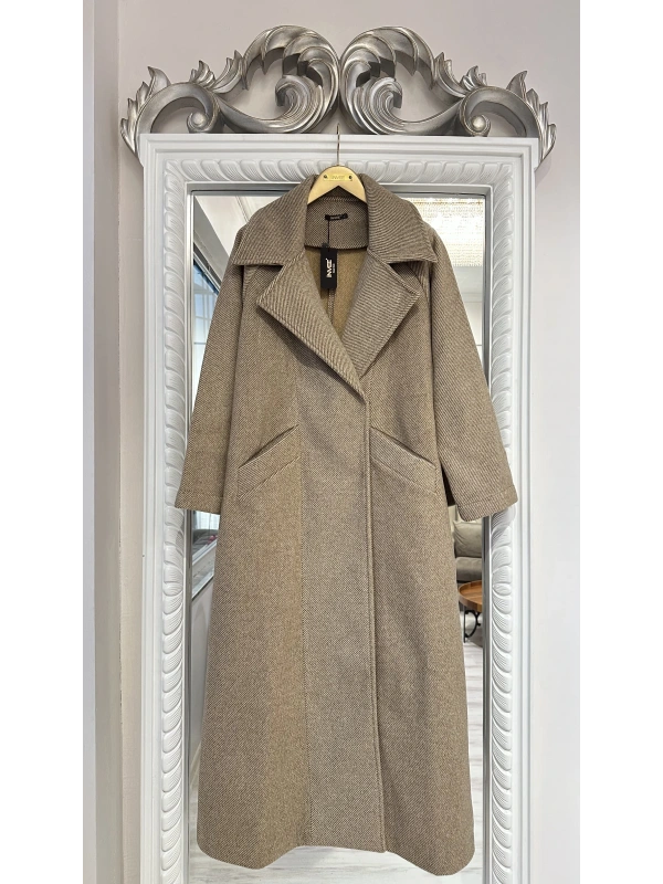 İNVEE Yün Kaban - Bej