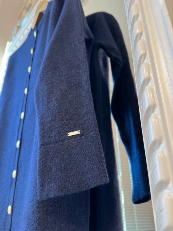 İNVEE Yün Karışımlı Hırka - Lacivert