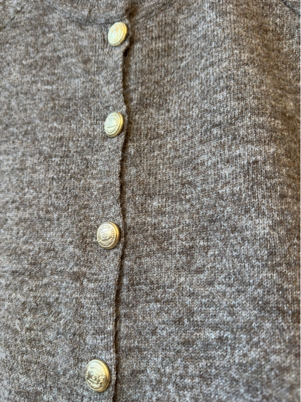 İNVEE Yün Karışımlı Hırka - Vizon