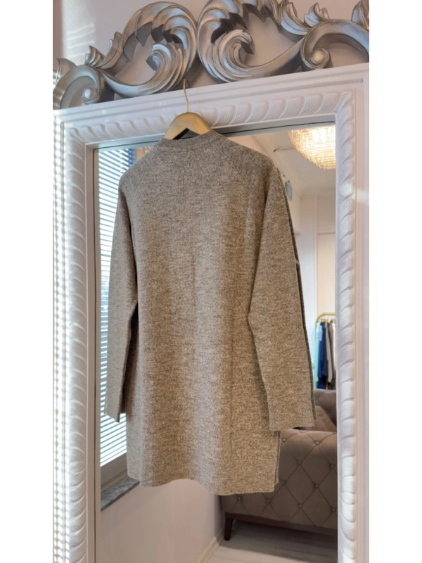 İNVEE Yün Karışımlı Hırka - Bej