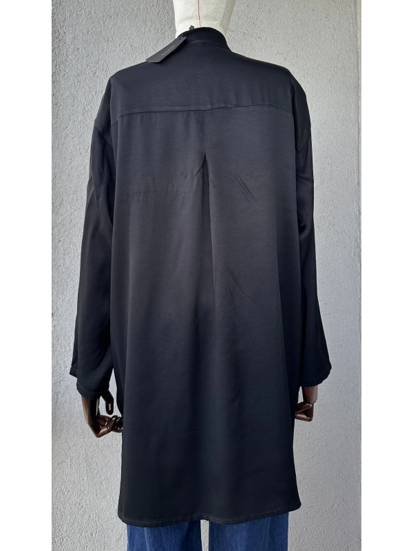 Zebra Desen Oversize Gömlek