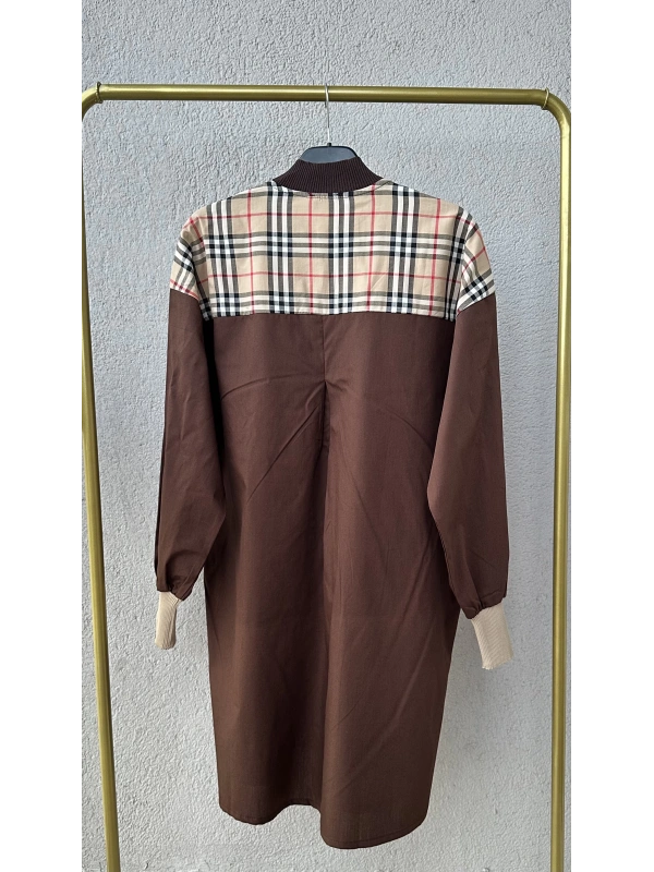 Desenli Oversize Gömlek