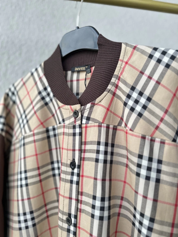 Desenli Oversize Gömlek