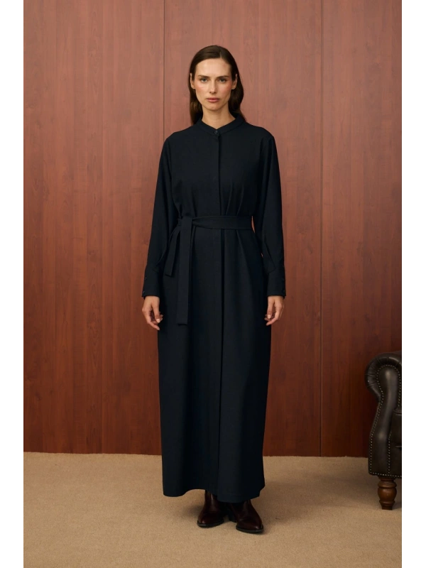 Merwish Mua Elbise-Lacivert