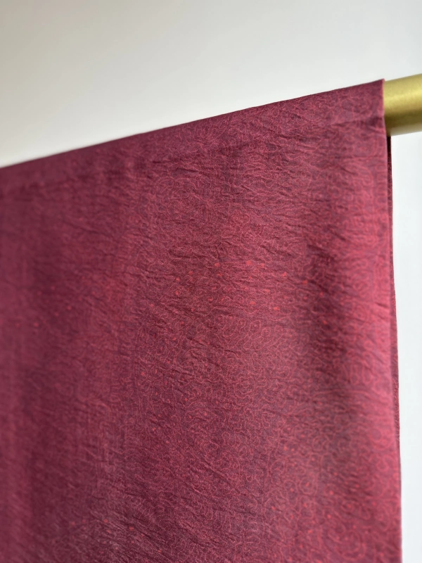 Silk Home Mayda Şal - Bordo-Kırmızı