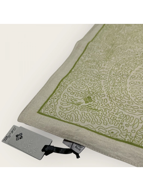 Silk Home Mayda Şal - Vizon-Yeşil