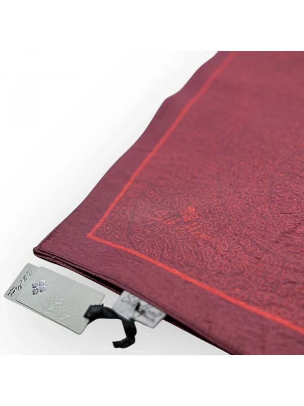 Silk Home Mayda Şal - Bordo-Kırmızı