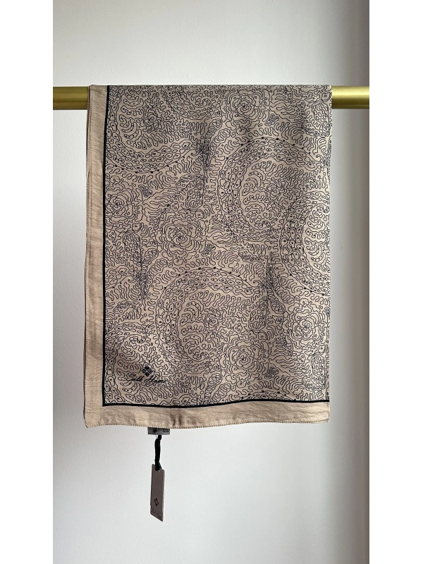 Silk Home Mayda Şal - Vizon - Lacivert