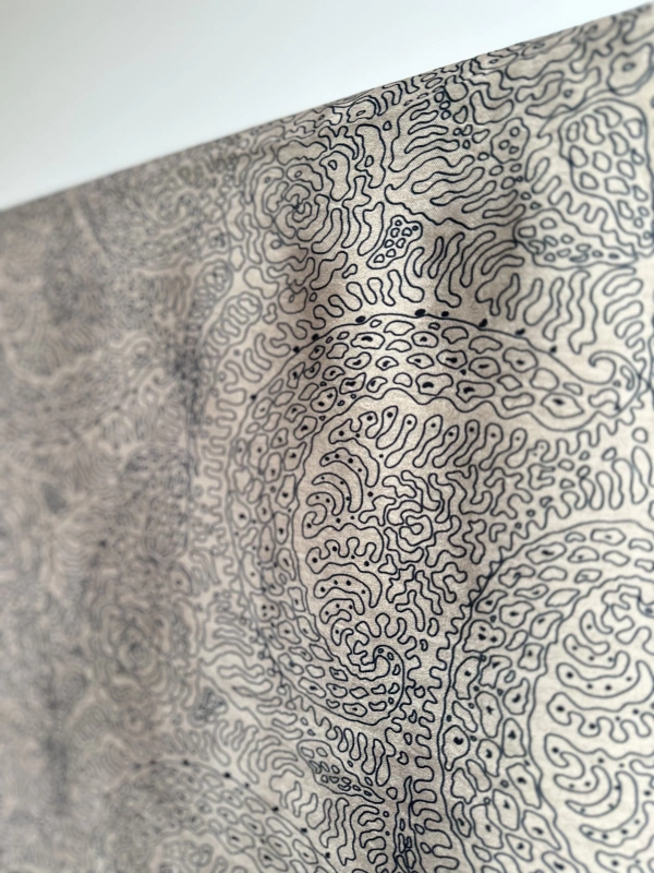 Silk Home Mayda Şal - Vizon - Lacivert