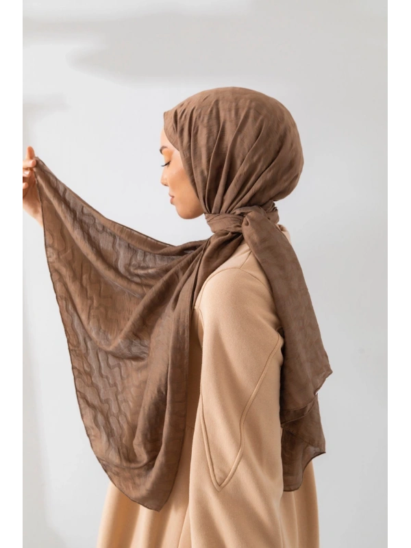 Silk Home Olinda Şal - Sütlü Kahve