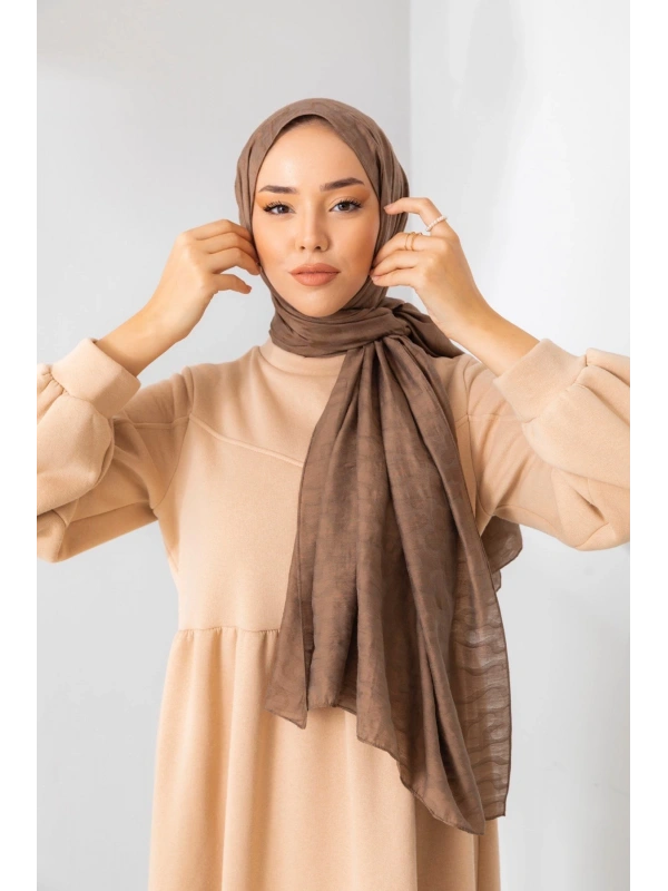 Silk Home Olinda Şal - Sütlü Kahve