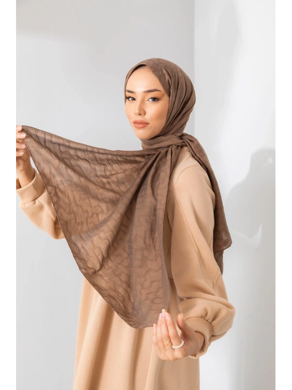Silk Home Olinda Şal - Sütlü Kahve