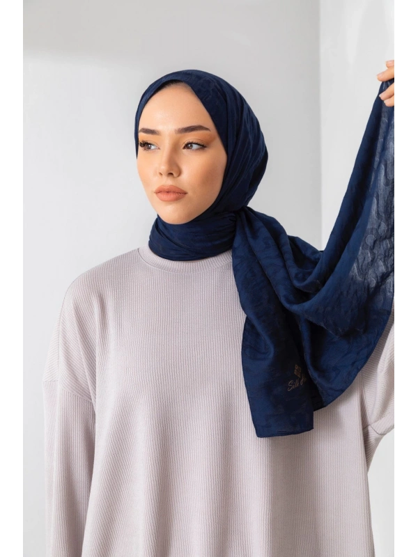 Silk Home Olinda Şal - Lacivert